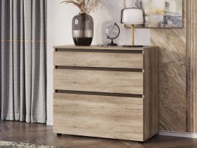 Комод КМ-01 Энигма (венге/дуб каньон) в Медведском - medvedskoe.mebel-nsk.ru | фото