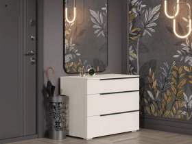 Комод с 3 ящиками Айри КМ-001 (кашемир) в Медведском - medvedskoe.mebel-nsk.ru | фото