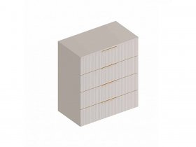 Комод с 4 ящ. «Тефия» (тефия/софт сантьяго) в Медведском - medvedskoe.mebel-nsk.ru | фото