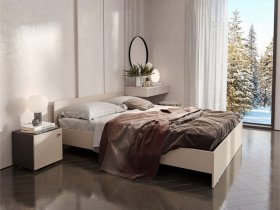 Кровать двухспальная 1,6м Гиза в Медведском - medvedskoe.mebel-nsk.ru | фото