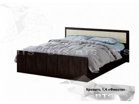 Кровать двуспальная 1,4м LIGHT Фиеста (BTS) в Медведском - medvedskoe.mebel-nsk.ru | фото
