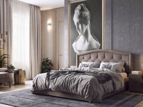 Кровать двуспальная 1,8м Верона-2 в Медведском - medvedskoe.mebel-nsk.ru | фото