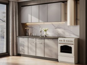 Кухонный гарнитур «Адель» 2,0м (нео) в Медведском - medvedskoe.mebel-nsk.ru | фото