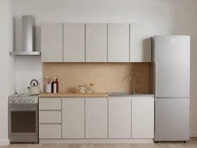 Кухонный гарнитур Мори 2,0 м (сатин) в Медведском - medvedskoe.mebel-nsk.ru | фото