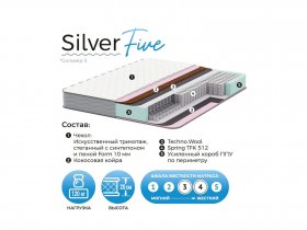 Матрас Silver Five в Медведском - medvedskoe.mebel-nsk.ru | фото