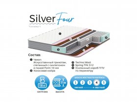 Матрас Silver Four в Медведском - medvedskoe.mebel-nsk.ru | фото