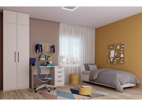 Модульная детская «Верона» (сатин) в Медведском - medvedskoe.mebel-nsk.ru | фото