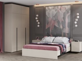 Модульная спальня Айри (кашемир) в Медведском - medvedskoe.mebel-nsk.ru | фото