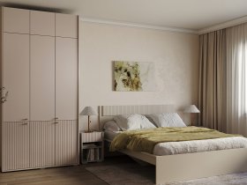 Модульная спальня Орма (МДФ) в Медведском - medvedskoe.mebel-nsk.ru | фото