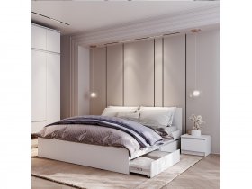 Модульная спальня Симпл в Медведском - medvedskoe.mebel-nsk.ru | фото