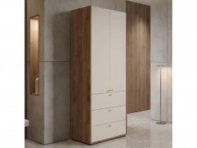 Шкаф двухстворчатый c ящиками Орма в Медведском - medvedskoe.mebel-nsk.ru | фото