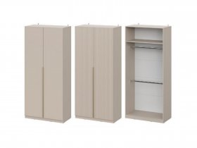 Шкаф ШК-100 Эккервуд (меланж) в Медведском - medvedskoe.mebel-nsk.ru | фото
