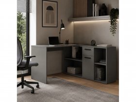 Стол письменный Лайт 03.245 (темно-серый) в Медведском - medvedskoe.mebel-nsk.ru | фото